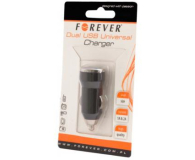 Forever Ładowarka samochodow 2w1 1A/2A - 1423511 - zdjęcie 2